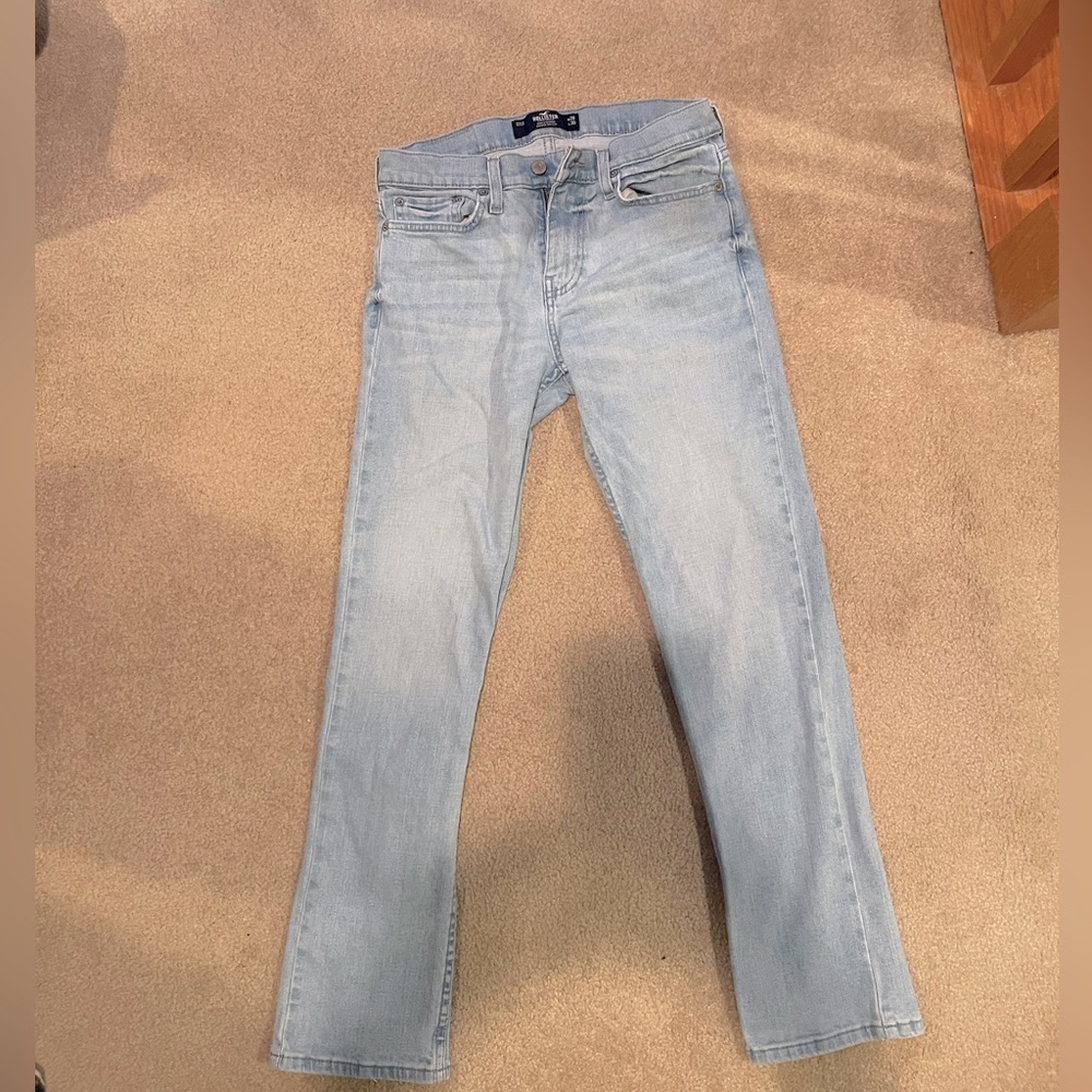 Men’s Hollister jeans 28x30, light blue denim